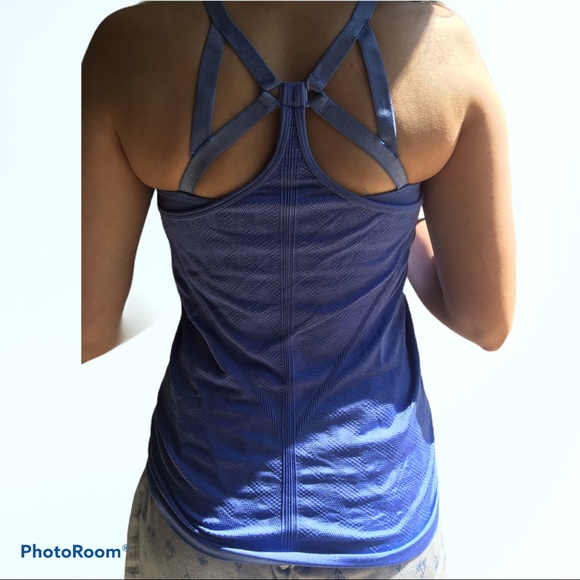 Athleta Ladies XS Blue Yoga Workout/Active Sports Wear Exercise Tank Top - Picture 9 of 12